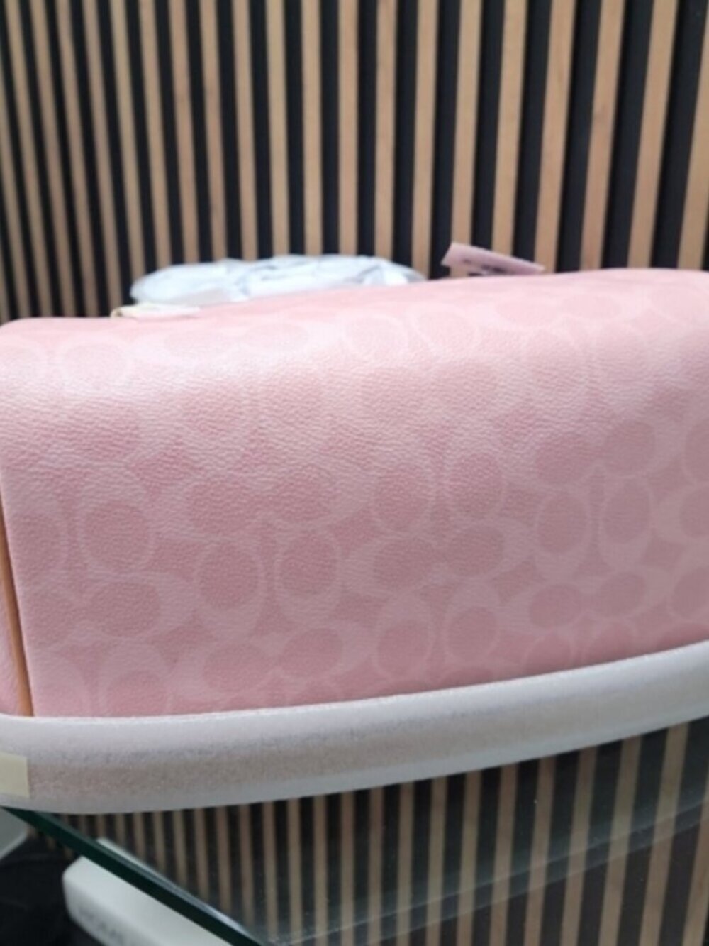Coach Medium Rowan Satchel In Signature Canvas Powder Pink With Charms - Picture 11 of 11